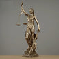 Luxury Justice Goddess Sculpture Home Decor Piece